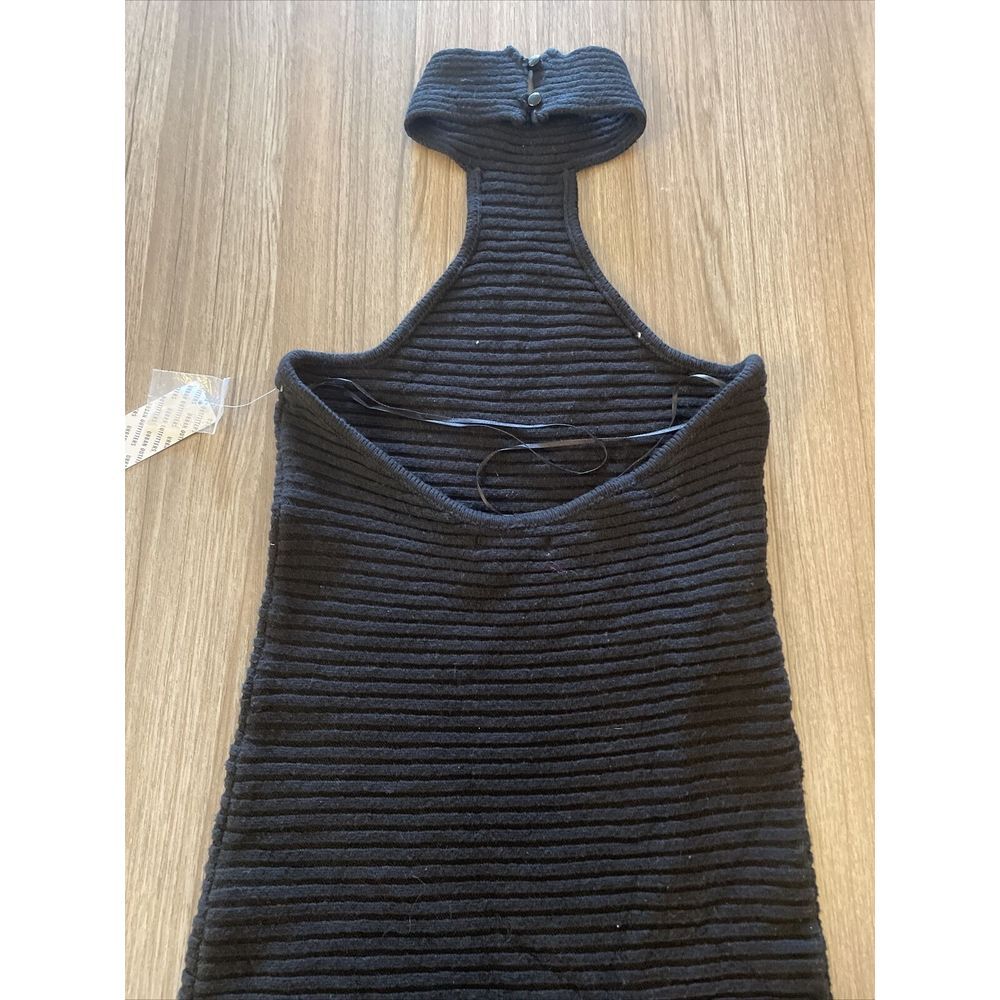 Urban Outfitters UO Claudia Cut-In Mock Neck Sweater Dress Black XS MSRP $59 NWT - Picture 10 of 14